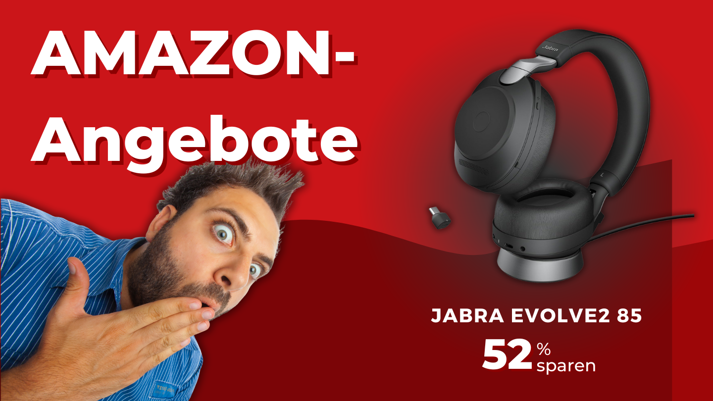Jabra Evolve2 85 Wireless Headset – Jetzt 52% günstiger! Jabra Evolve2 85 Wireless Headset – Jetzt 52% günstiger!