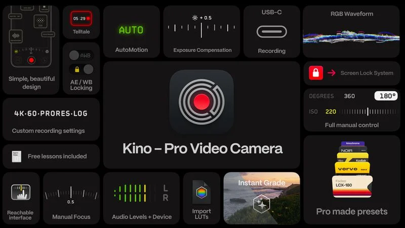 Das Team von Halide Camera startet die Kino Pro Video App Das Team von Halide Camera startet die Kino Pro Video App