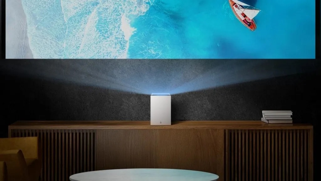 Großes Kino in einem kleinen Paket: LG präsentiert den CineBeam S kompakten 4K-Projektor mit Dolby Atmos Unterstützung Großes Kino in einem kleinen Paket: LG präsentiert den CineBeam S kompakten 4K-Projektor mit Dolby Atmos Unterstützung
