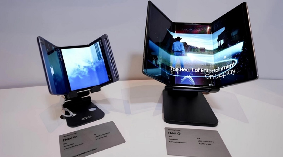 Samsung Flex G auf der CES 2023: Innovation in der Welt der faltbaren Geräte Samsung Flex G: Eine neue Dimension faltbarer Smartphones auf der CES 2023!