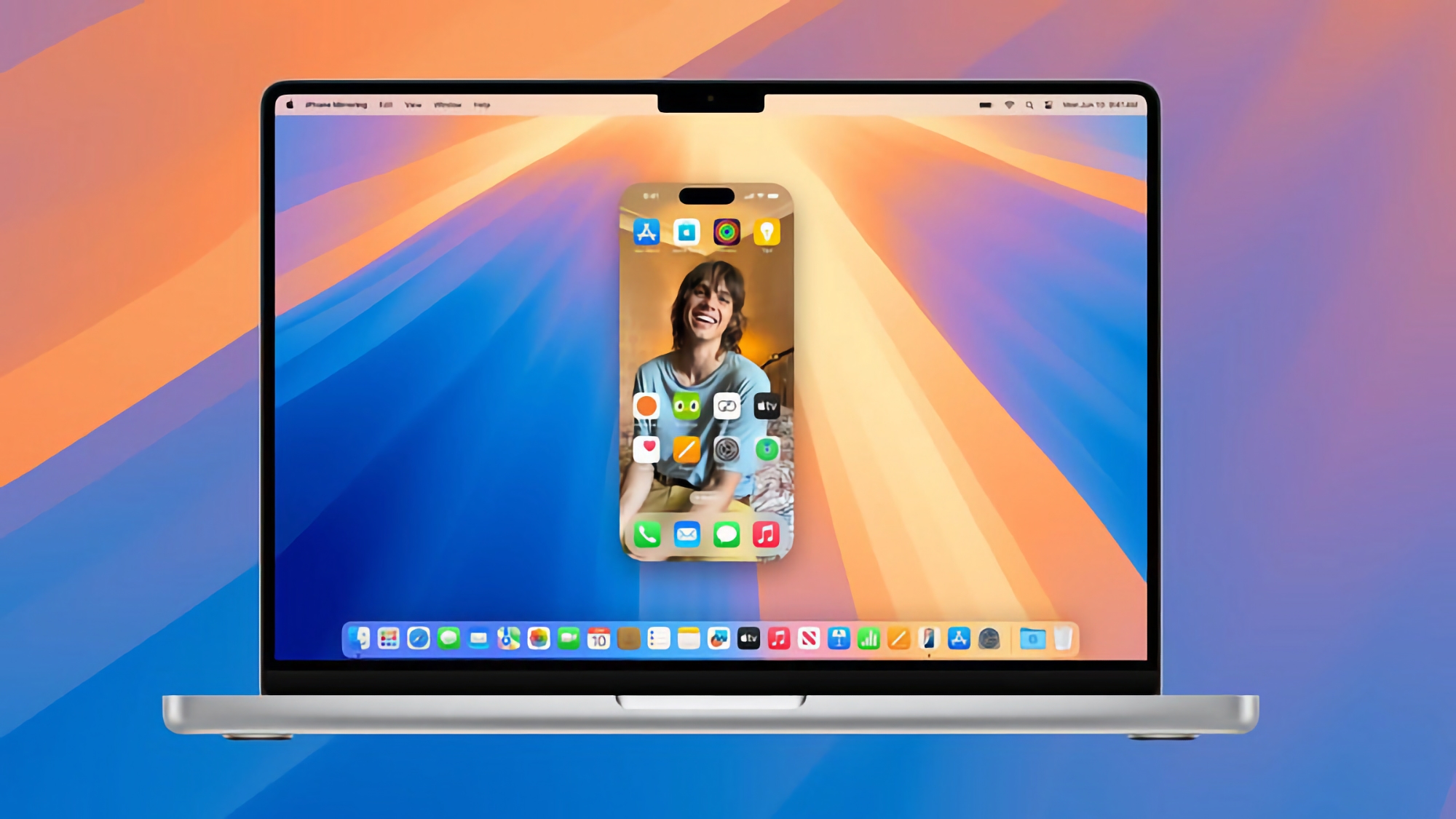 Die iPhone-Spiegelungsfunktion in den neuen Beta-Versionen von macOS Sequoia 15.1 und iOS 18.1 unterstützt jetzt das Ziehen und Ablegen von Dateien Die iPhone-Spiegelungsfunktion in den neuen Beta-Versionen von macOS Sequoia 15.1 und iOS 18.1 unterstützt jetzt das Ziehen und Ablegen von Dateien