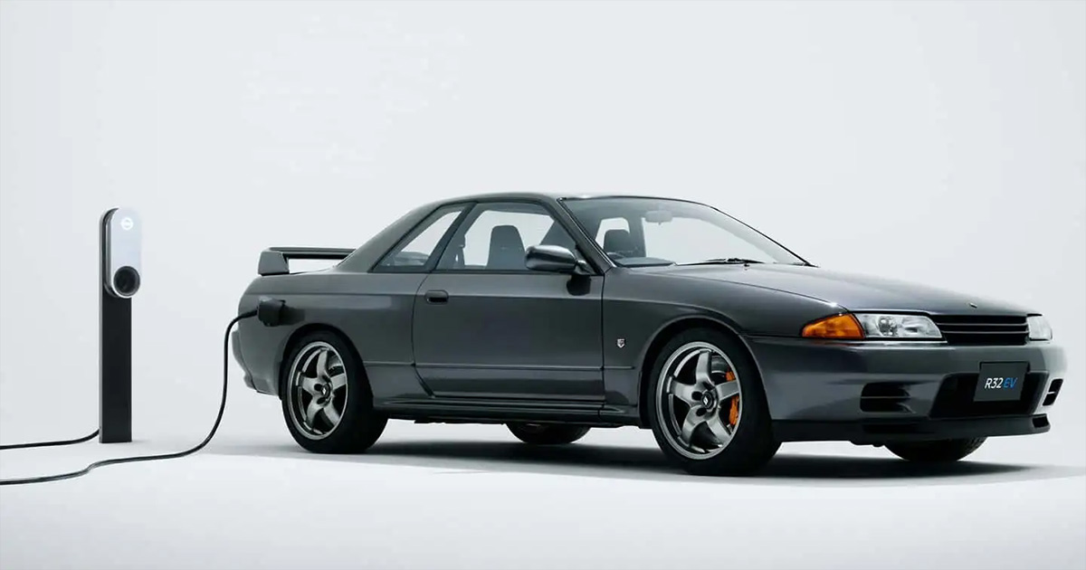 Aufbruch ins Elektrozeitalter: Nissan R32 GT-R's bahnbrechender EV-Umbau enthüllt Nissan R32 GT-R verwandelt sich in einen elektrischen Dynamo: Ein Blick auf seine EV-Umwandlungsreise