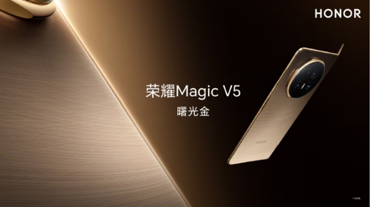 Neuer Leak: Bild von Honor Magic V5 auffälligen Details Honor Magic V5 Geheimnisse: Alles was wir über das Poster wissen!
