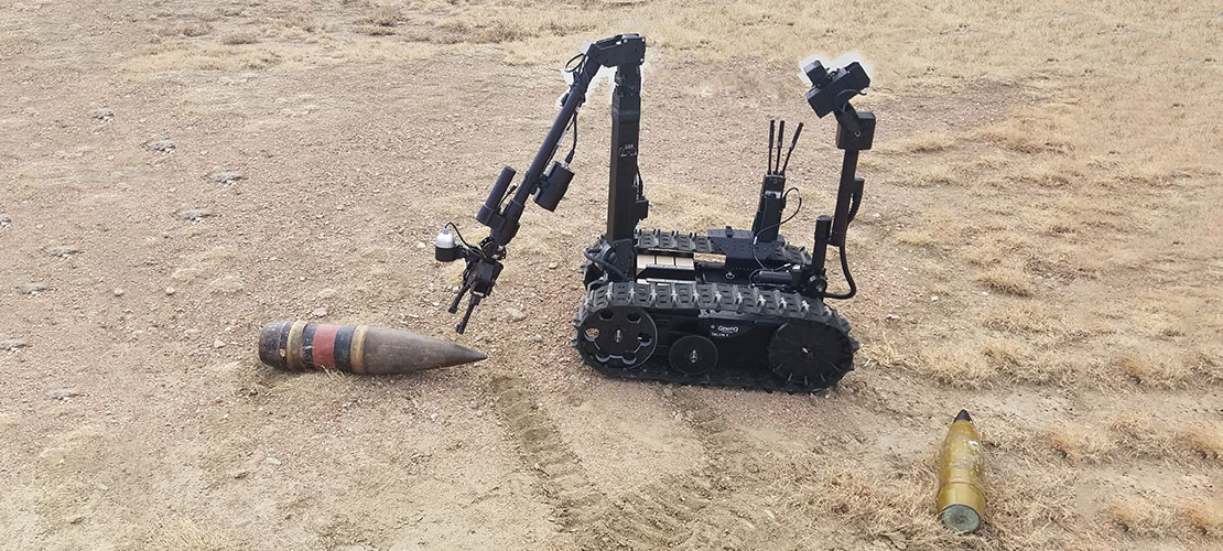 Die Ukraine erhält TALON-Roboter für die Minenräumung von Gebieten Die Ukraine erhält TALON-Roboter für die Minenräumung von Gebieten