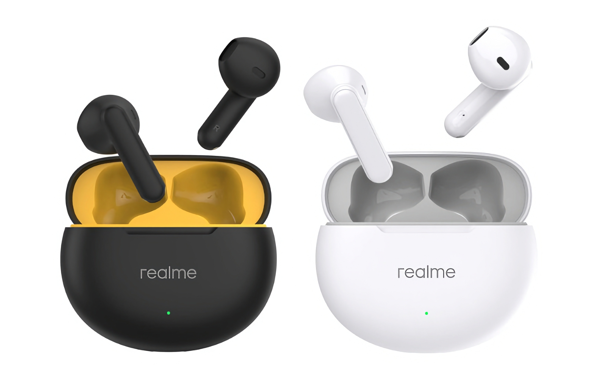 realme Buds T01: TWS-Kopfhörer mit Bluetooth 5.4, IPX4-Schutz, Google Fast Pair und bis zu 28 Stunden Akkulaufzeit für $15 realme Buds T01: TWS-Kopfhörer mit Bluetooth 5.4, IPX4-Schutz, Google Fast Pair und bis zu 28 Stunden Akkulaufzeit für $15