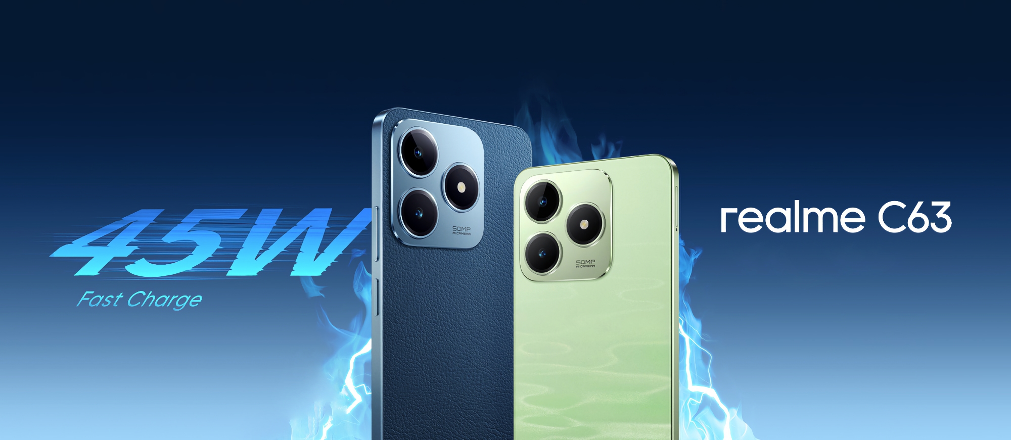 realme C63: ein Budget-Smartphone mit iPhone-ähnlichem Kameradesign, 5000-mAh-Akku und 45 W Ladeleistung realme C63: ein Budget-Smartphone mit iPhone-ähnlichem Kameradesign, 5000-mAh-Akku und 45 W Ladeleistung