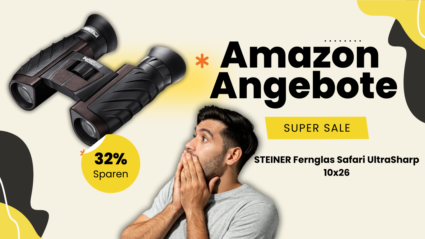 STEINER Safari UltraSharp 10x26 Fernglas – Spare jetzt 51€! STEINER Safari UltraSharp 10x26 Fernglas – Spare jetzt 51€!