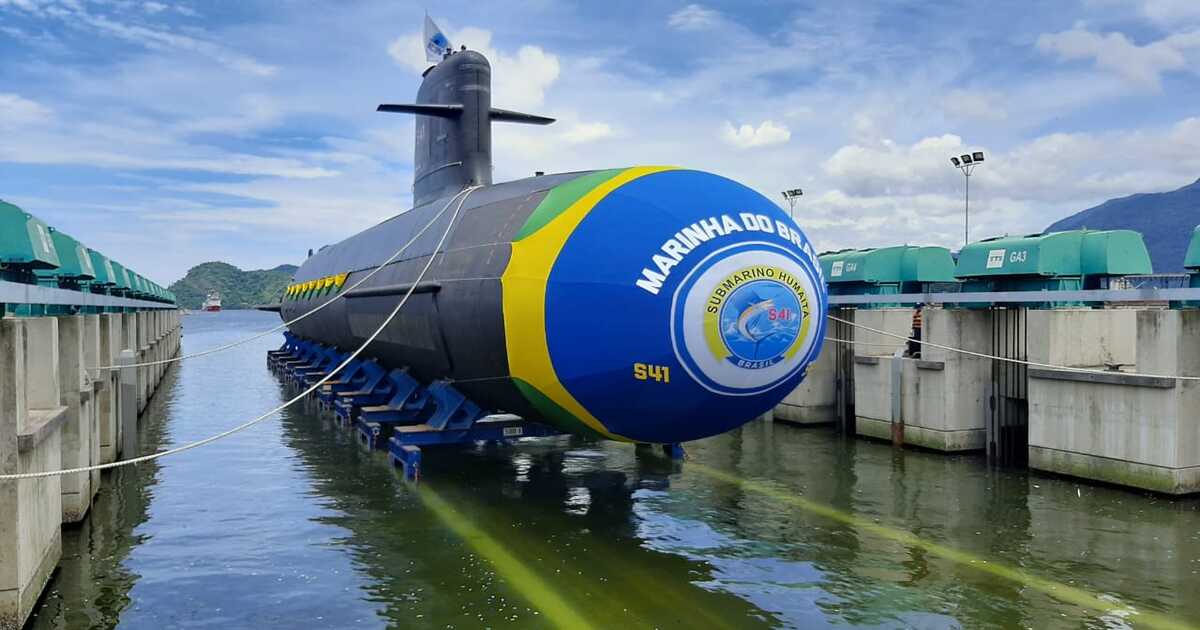 Brasilien lässt drittes U-Boot der Riachuelo-Klasse zu Wasser Brasilien lässt drittes U-Boot der Riachuelo-Klasse zu Wasser