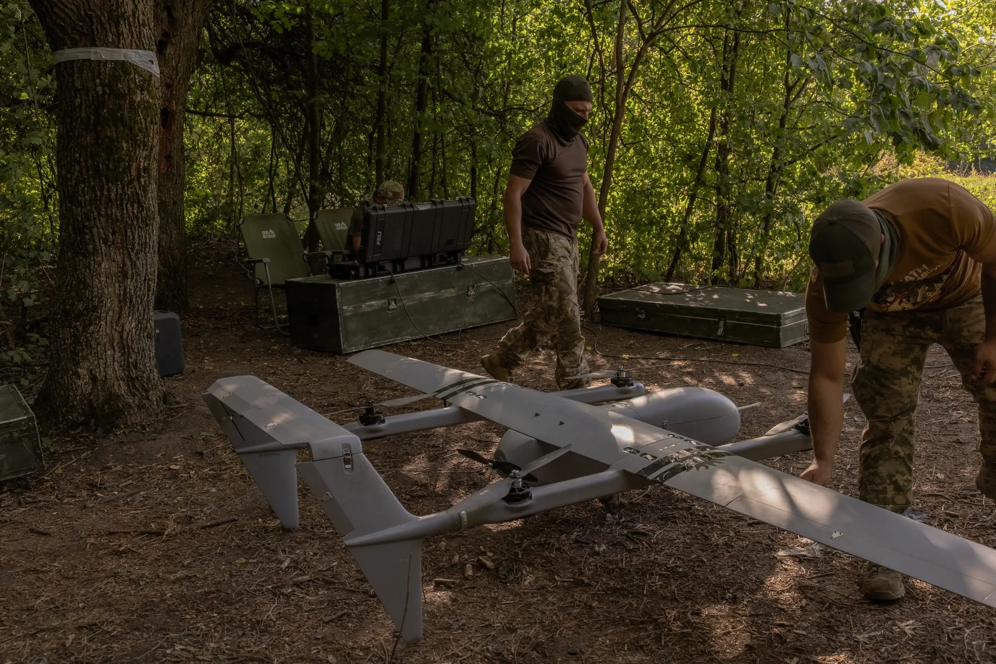 Ukrainische UAV-Betreiber an vorderster Front: Schutz der Grenze zu Russland