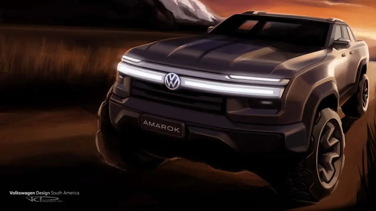 Volkswagen präsentiert den zukünftigen Bestseller: den neuen Amarok für Südamerika Neuer VW Amarok: Erster Blick auf das südamerikanische Monster