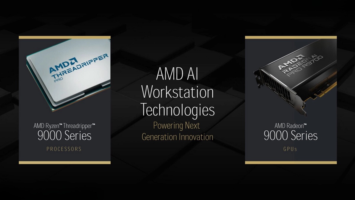 Leistung bis zum Maximum: die Ryzen Threadripper PRO 9000 und Radeon AI PRO 9000 kennenlernen Ein explosives Duo: Ryzen Threadripper PRO 9000 - der Gipfel der Leistung für Profis