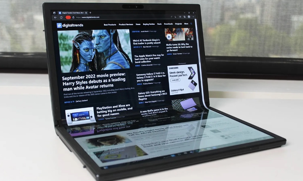Ein Blick in eine mögliche Zukunft: inoffizielle Konzepte von Apples faltbarem Gerät Wie Apples zukünftiges faltbares Gadget aussehen könnte: exklusives Konzeptbild
