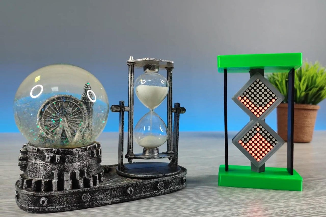 Diese digitale DIY-Sanduhr vermittelt ein Retro-Feeling ohne den unordentlichen Sand-3
