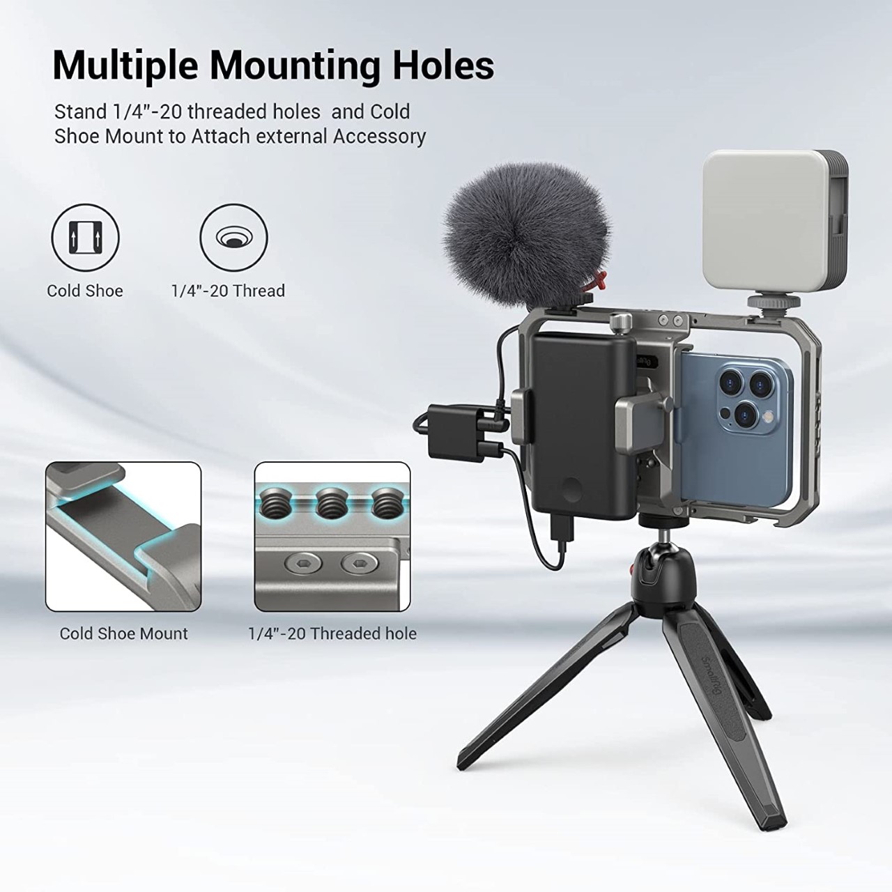 Verwandeln Sie Ihr iPhone mit diesem modularen Telefon-Rig in ein professionelles Filmstudio-14