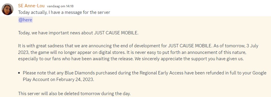 Square Enix storniert die vollständige Veröffentlichung von Just Cause Mobile und entfernt das Spiel aus allen digitalen Shops-2 Square Enix storniert die vollständige Veröffentlichung von Just Cause Mobile und entfernt das Spiel aus allen digitalen Shops-2