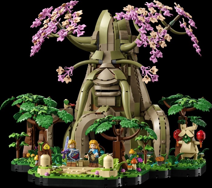 In einer interessanten Zusammenarbeit zwischen Nintendo und LEGO wurde der erste The Legend of Zelda-Baukasten angekündigt, mit dem du zwei Varianten des Großen Baums von Deku zusammenbauen kannst-2 In einer interessanten Zusammenarbeit zwischen Nintendo und LEGO wurde der erste The Legend of Zelda-Baukasten angekündigt, mit dem du zwei Varianten des Großen Baums von Deku zusammenbauen kannst-2