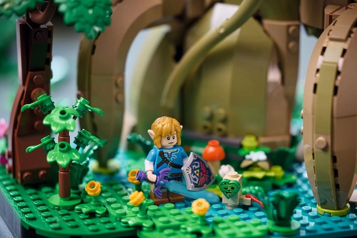 In einer interessanten Zusammenarbeit zwischen Nintendo und LEGO wurde der erste The Legend of Zelda-Baukasten angekündigt, mit dem du zwei Varianten des Großen Baums von Deku zusammenbauen kannst-3 In einer interessanten Zusammenarbeit zwischen Nintendo und LEGO wurde der erste The Legend of Zelda-Baukasten angekündigt, mit dem du zwei Varianten des Großen Baums von Deku zusammenbauen kannst-3