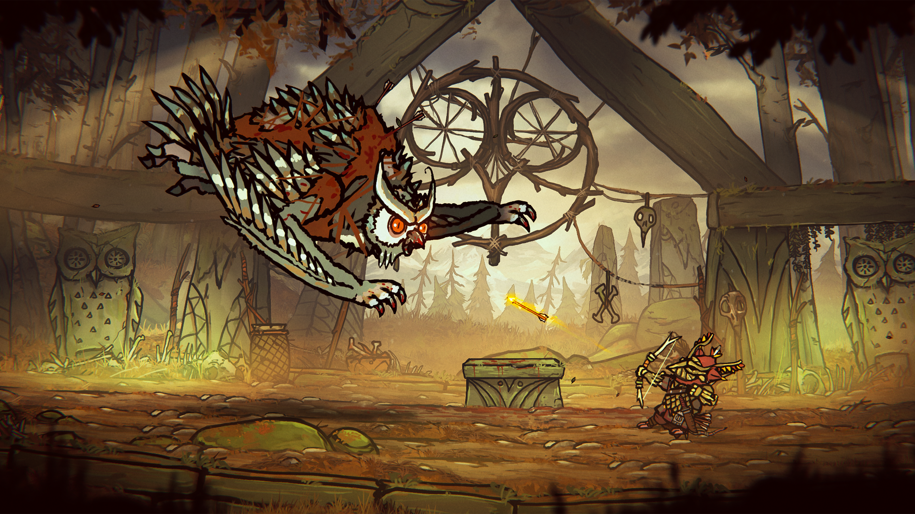Wo man in Tails of Iron 2 auf Eulen trifft Wo man in Tails of Iron 2 auf Eulen trifft