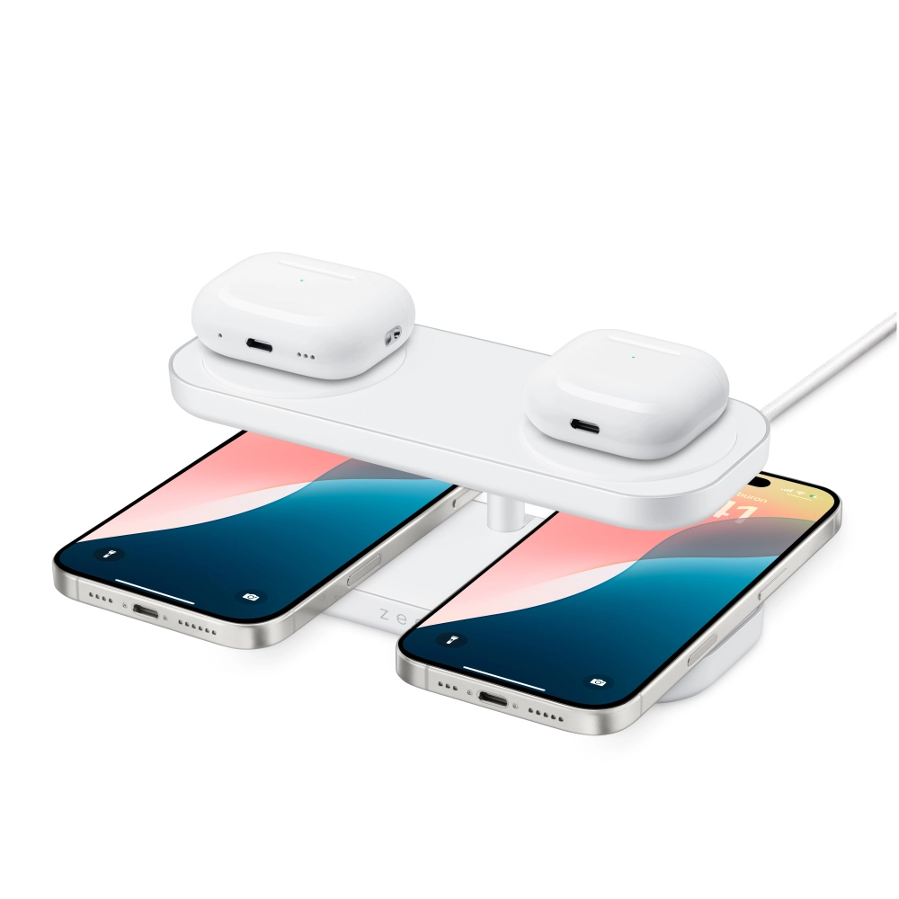 Quattro Wireless Charger Pro 4 - Ansicht von oben