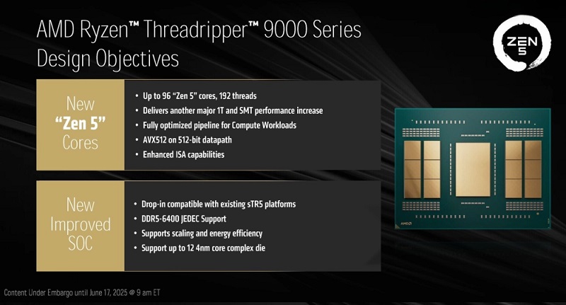 Ryzen Threadripper PRO 9000 processors Ryzen Threadripper PRO 9000 processors