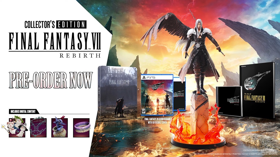 Final Fantasy-Fans werden sich freuen: Square Enix hat die Sammleredition von Final Fantasy VII: Rebirth enthüllt, die eine große Sephiroth-Figur enthalten wird-2 Final Fantasy-Fans werden sich freuen: Square Enix hat die Sammleredition von Final Fantasy VII: Rebirth enthüllt, die eine große Sephiroth-Figur enthalten wird-2