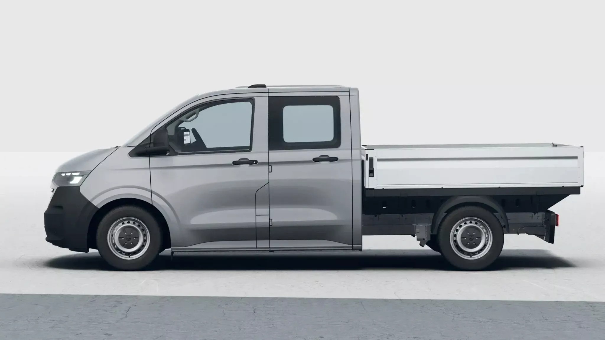 Innenraum des Volkswagen Transporter DoKa Innenraum des Volkswagen Transporter DoKa