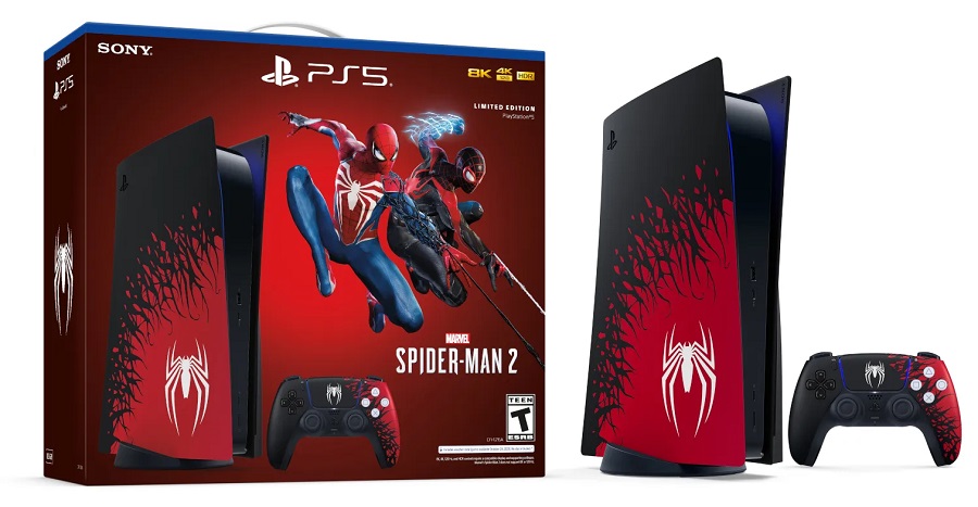 Die Vorbestellungen für die limitierte PlayStation 5-Version von Marvel's Spider-Man 2 haben begonnen. Auch der Preis der exklusiven Konsole in den USA und Europa wurde bekannt gegeben-2 Die Vorbestellungen für die limitierte PlayStation 5-Version von Marvel's Spider-Man 2 haben begonnen. Auch der Preis der exklusiven Konsole in den USA und Europa wurde bekannt gegeben-2