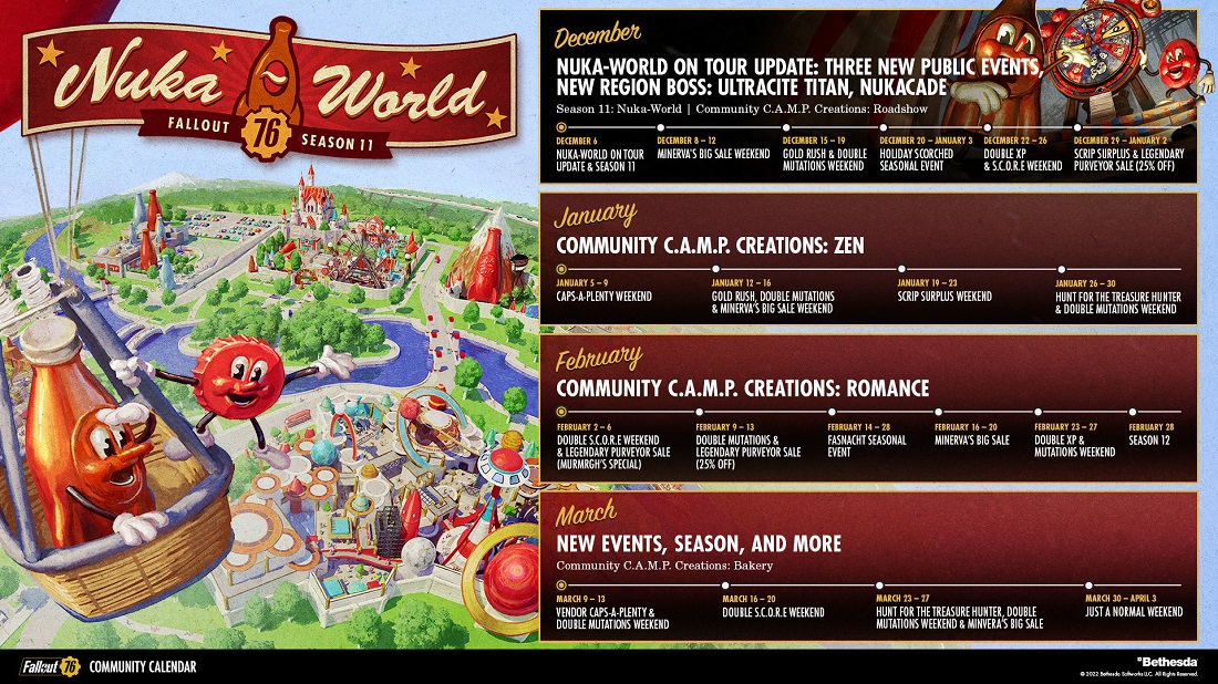 Neues Ereignis und Bonus: Der Nuka World-Themenpark wird in der elften Saison von Fallout 76 eröffnet-2 Neues Ereignis und Bonus: Der Nuka World-Themenpark wird in der elften Saison von Fallout 76 eröffnet-2