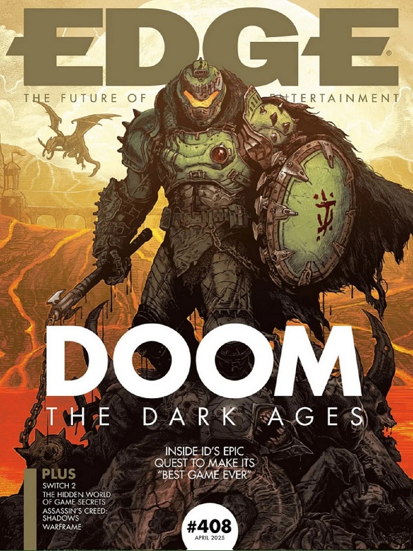 Das Cover der neuen Ausgabe von Edge Die Titelseite der neuen Ausgabe der Zeitschrift Edge