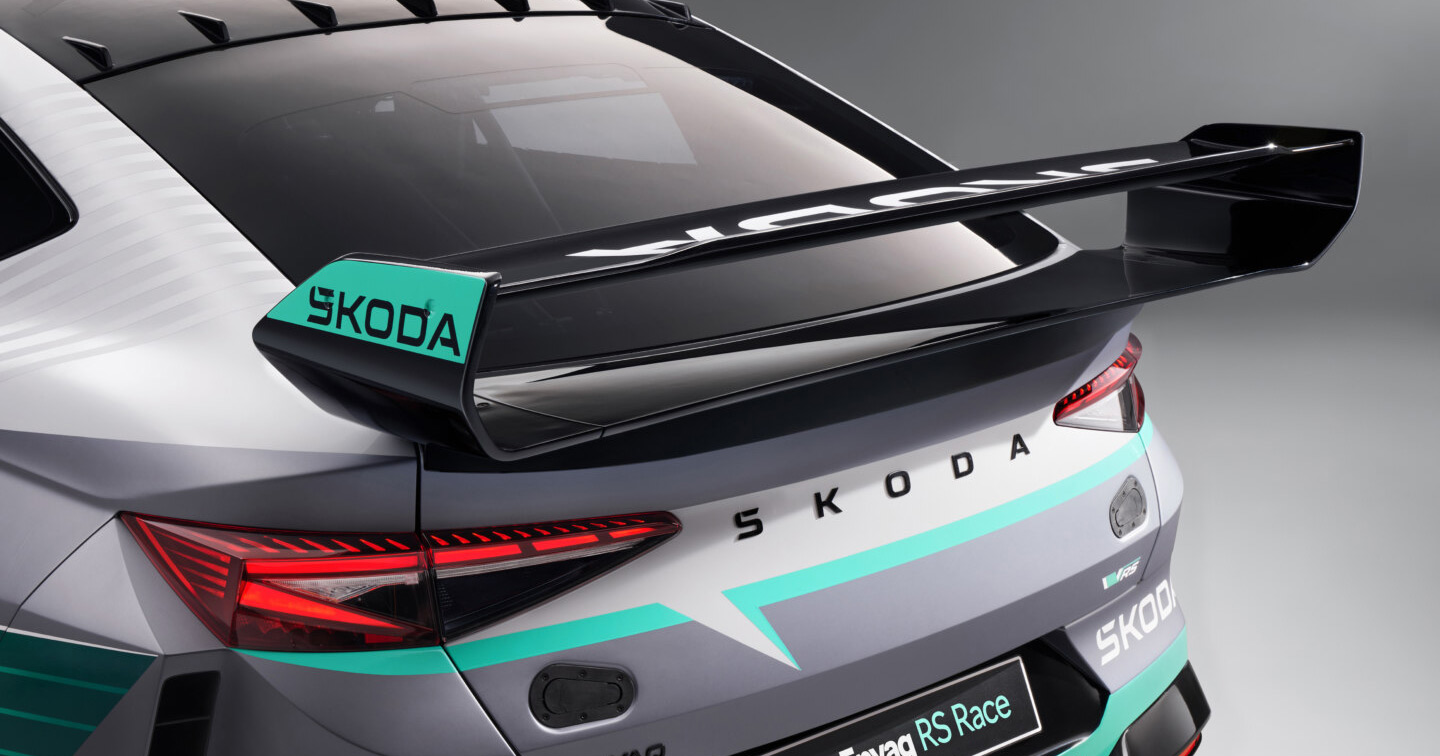 Ein Bild über die endgültigen Merkmale des Skoda Enyaq RS Race Ein Bild über die endgültigen Merkmale des Skoda Enyaq RS Race