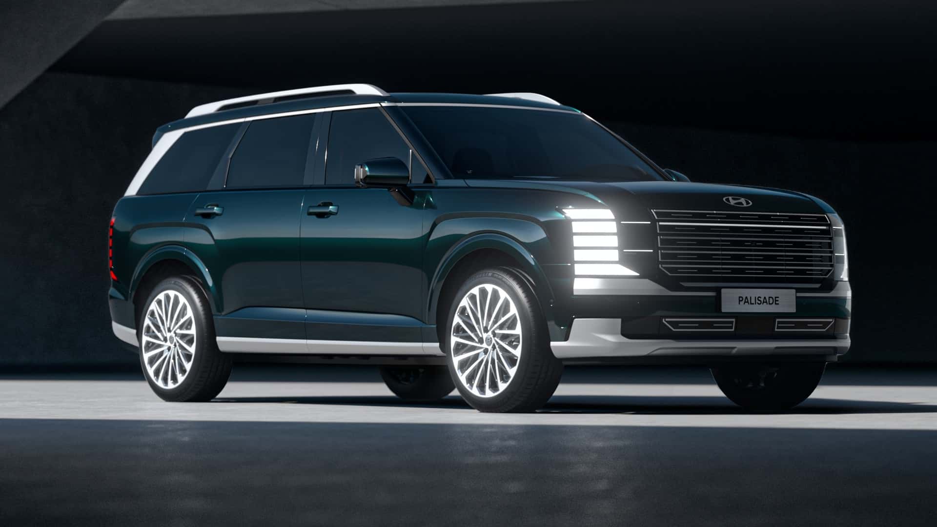 Hyundai Palisade Rückansicht Hyundai Palisade Rückansicht