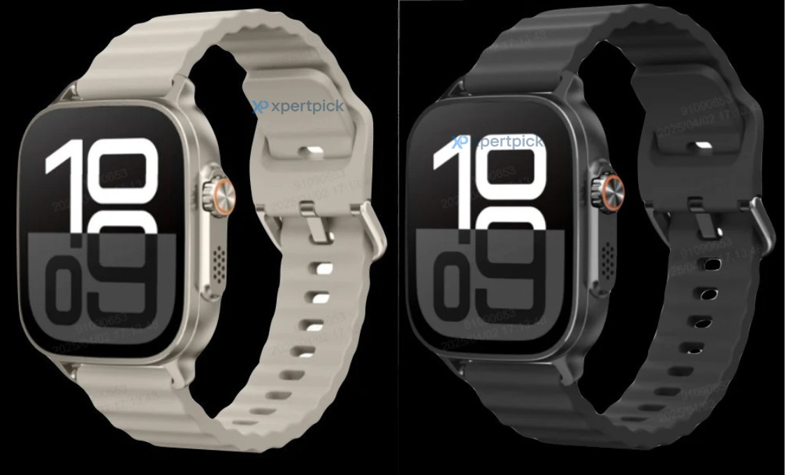 Realme Watch 5 Rendering in Schwarz Realme Watch 5 Rendering in Schwarz
