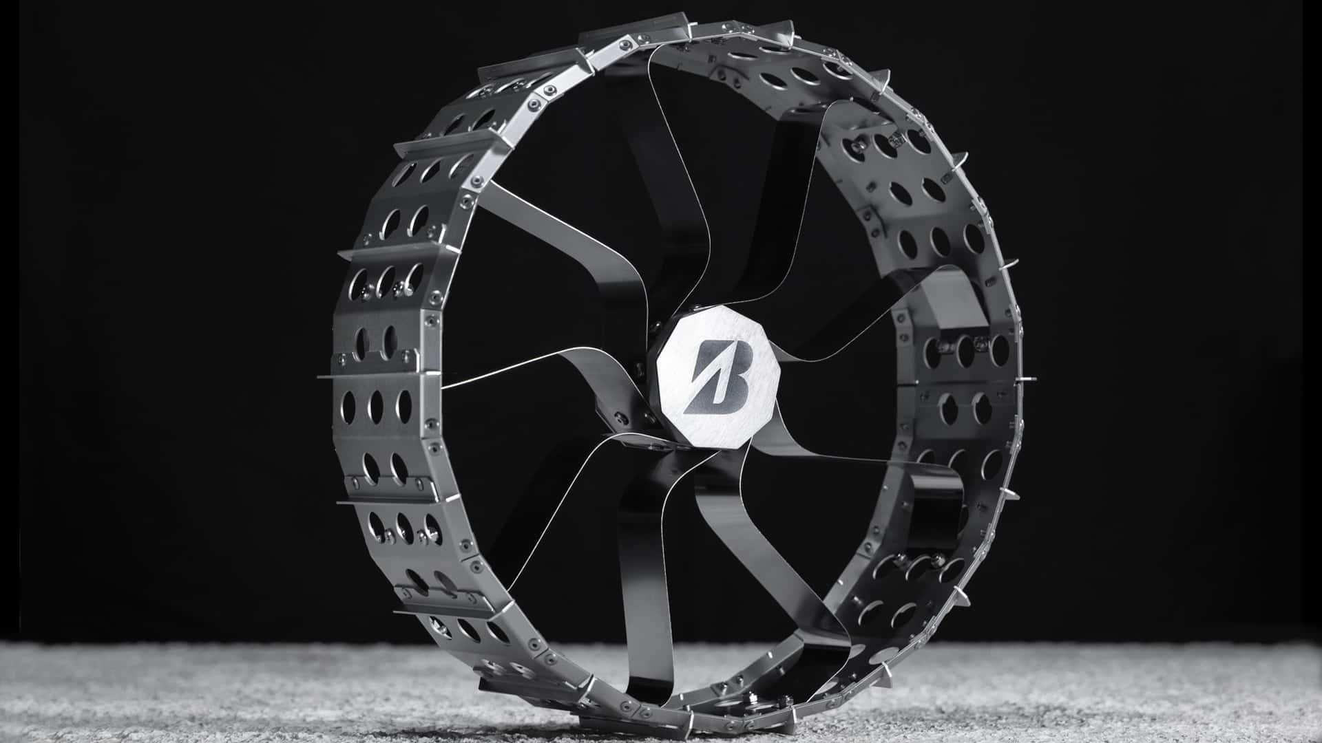 Bridgestone-Raumfahrträder für den Mondrover Bridgestone-Raumfahrträder für den Mondrover