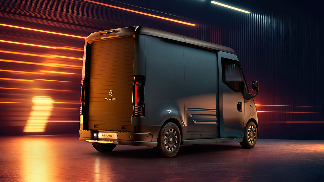 Das elektrische LCV Estafette in Bewegung