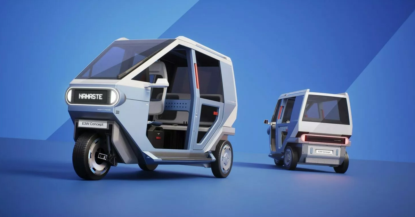 Dreirädriges Elektrokonzept von Hyundai Dreirädriges Elektrokonzept von Hyundai