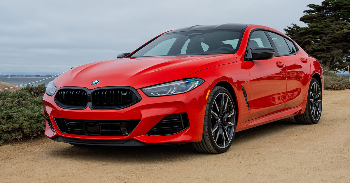 BMW M850i Edition M Heritage in roter Farbe BMW M850i Edition M Heritage in roter Farbe