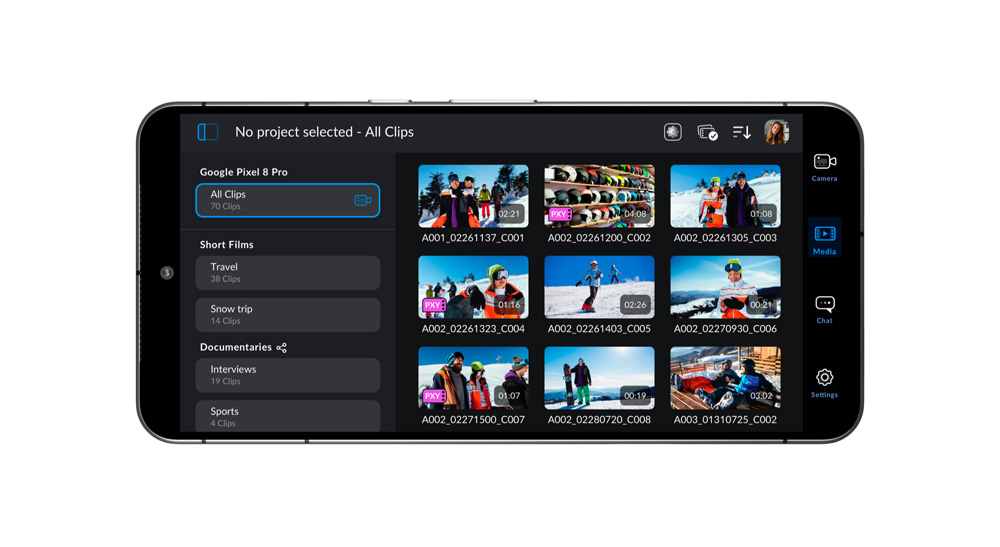Blackmagic Camera 2.0 Update für Android Blackmagic Camera 2.0 Update für Android