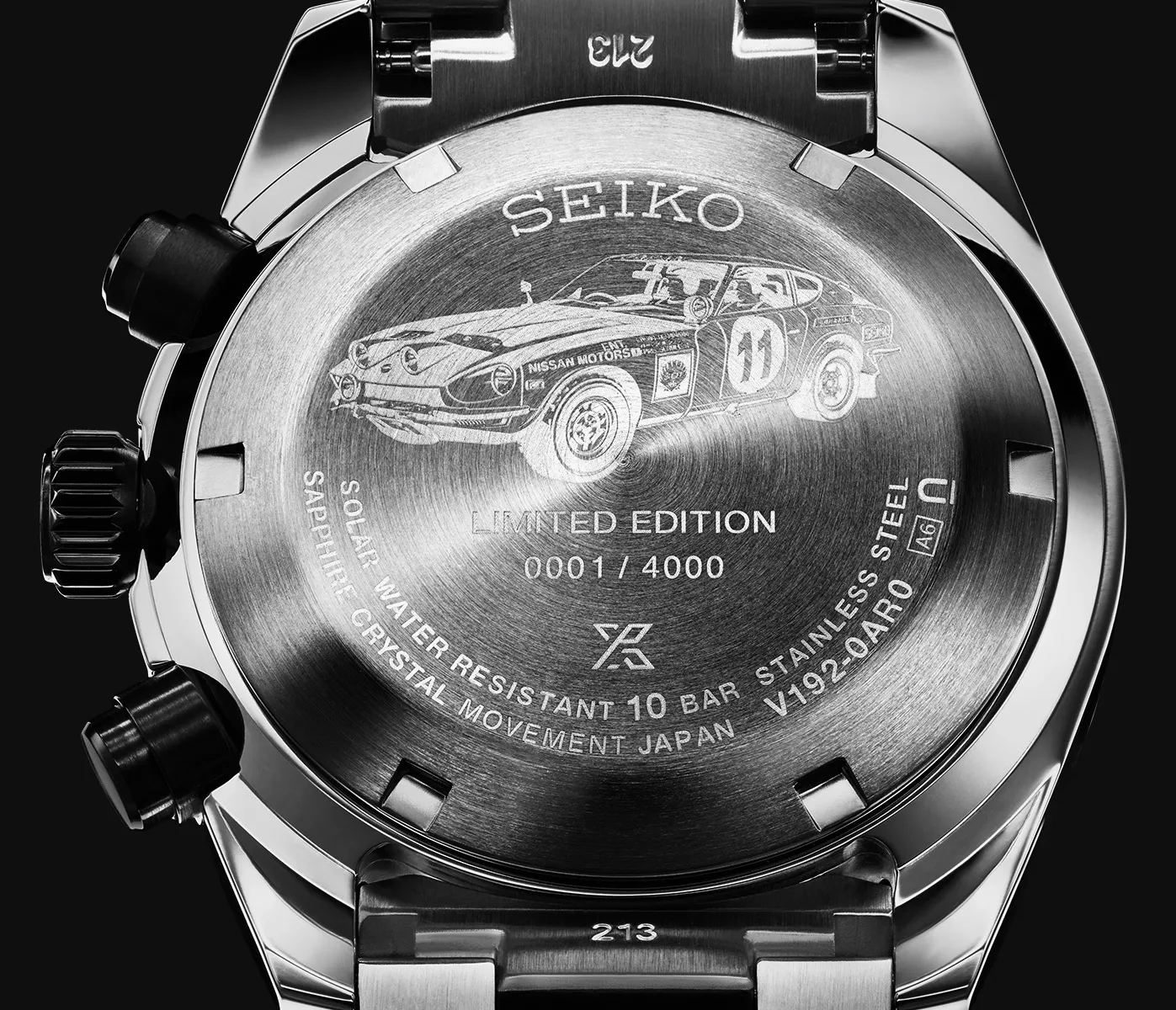 Seiko Prospex Speedtimer SSC957 Gehäuseboden Seiko Prospex Speedtimer SSC957 Gehäuseboden