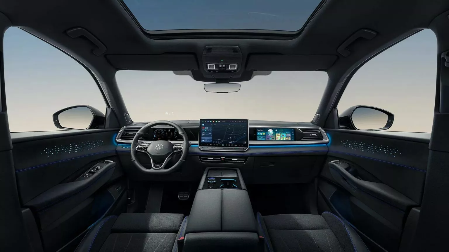 Innenraum des VW Teramont Pro Innenraum des VW Teramont Pro