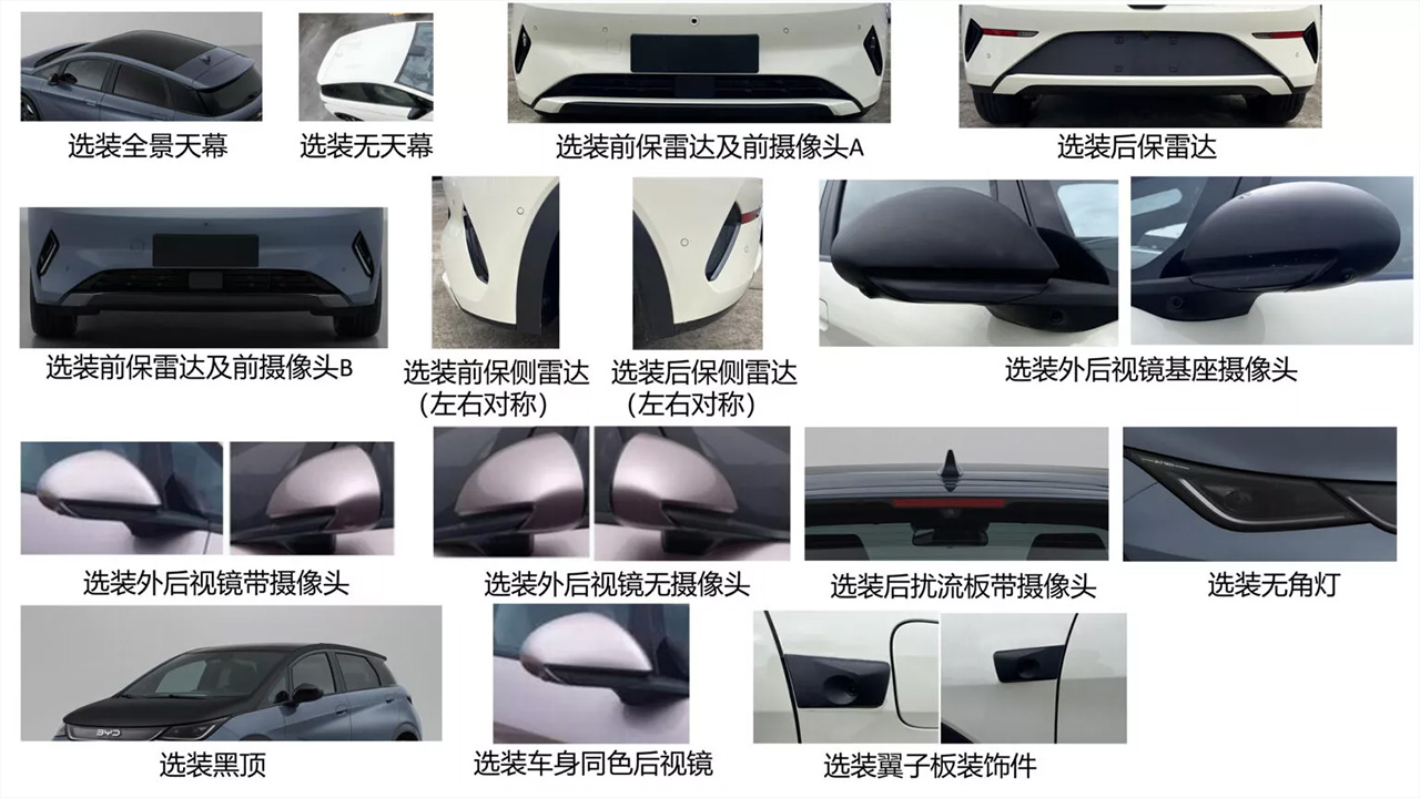Renovierter BYD Dolphin 2026: Rückansicht Renovierter BYD Dolphin 2026: Rückansicht