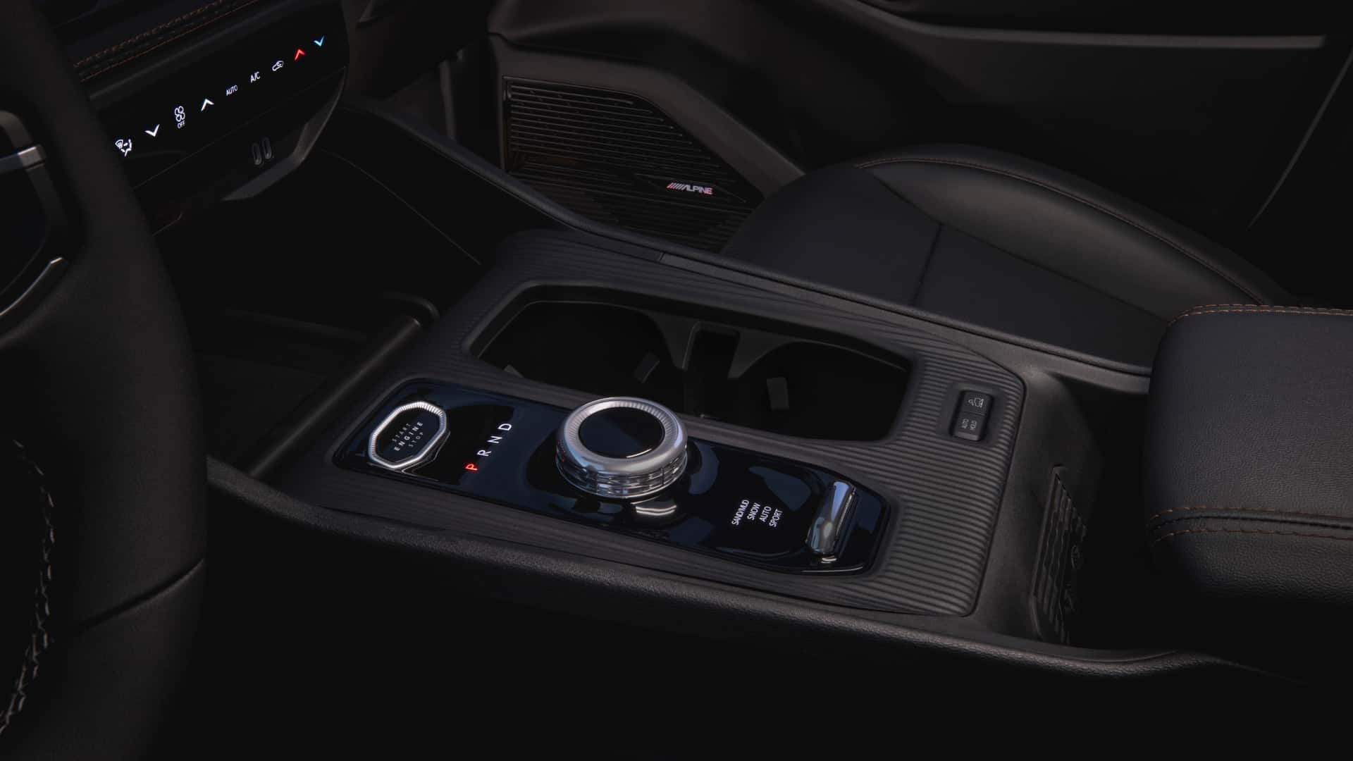 Mittelkonsole des neuen Jeep Cherokee 2026