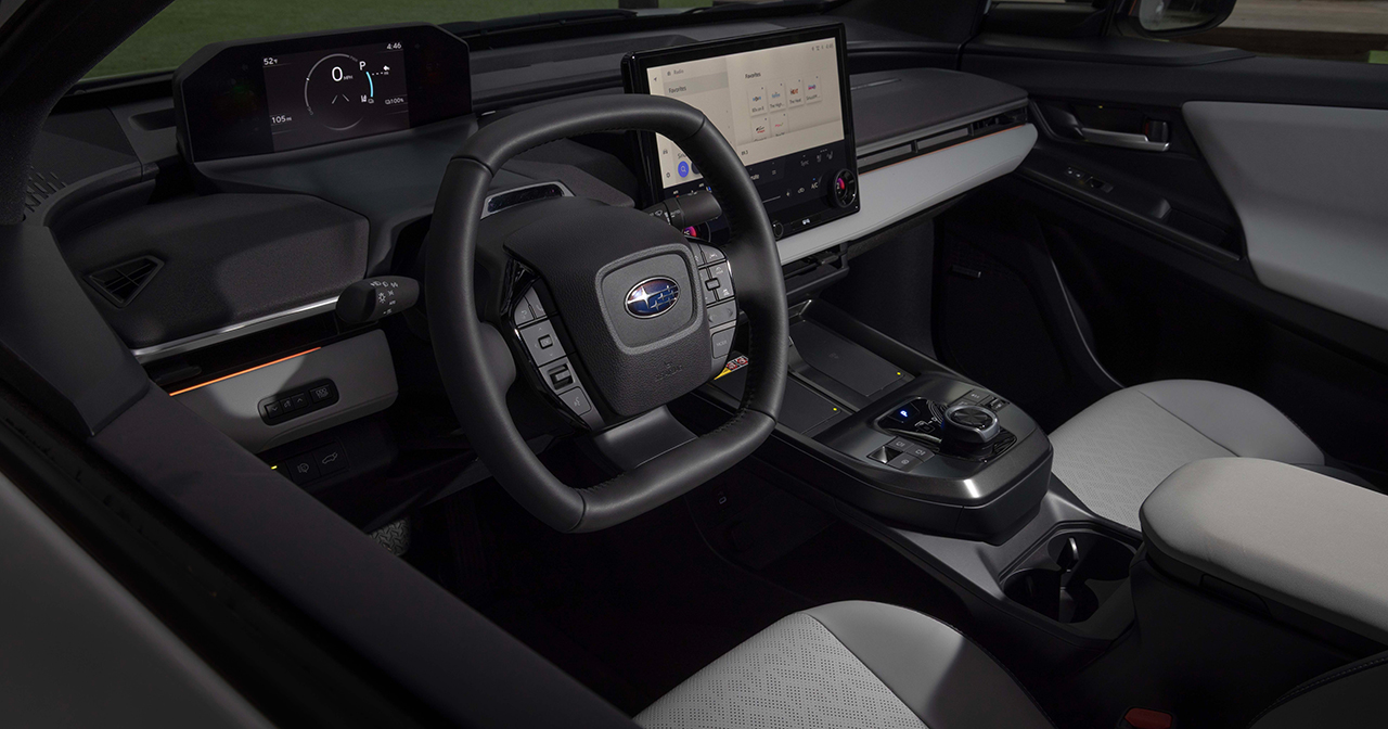 Innenraum des neu gestalteten Subaru Solterra 2026 Innenraum des neu gestalteten Subaru Solterra 2026