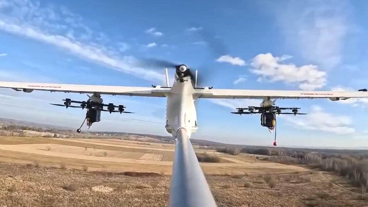 UAV-Entwicklung: Ukrainische Aufklärungsdrohne Dovbush T10 kann jetzt sechs FPV-Drohnen tragen (Video) UAV-Entwicklung: Ukrainische Aufklärungsdrohne Dovbush T10 kann jetzt sechs FPV-Drohnen tragen (Video)