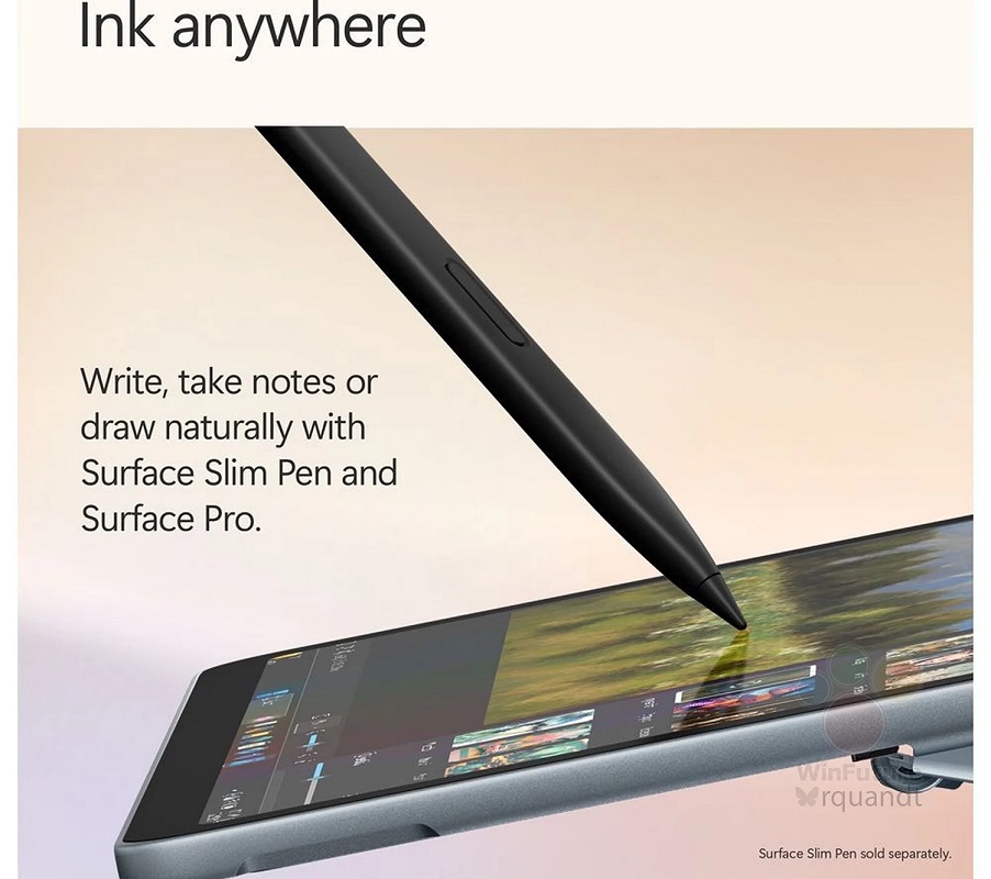 Surface Pro 12 Seitenansicht