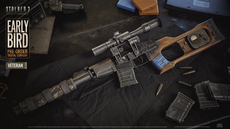 Gewehr, Anzug und Rucksack - die Entwickler von Stalker 2: Heart of Chornobyl verraten, welche Gegenstände die Spieler bei einer Vorbestellung erhalten-3 Gewehr, Anzug und Rucksack - die Entwickler von Stalker 2: Heart of Chornobyl verraten, welche Gegenstände die Spieler bei einer Vorbestellung erhalten-3