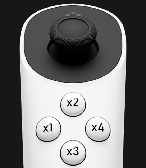 Anschließen des adaptiven Xbox-Joysticks Anschließen des adaptiven Xbox-Joysticks