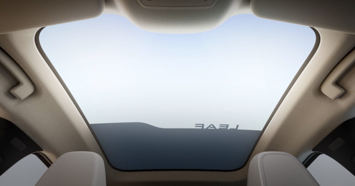 Innenraum des neuen Nissan Leaf