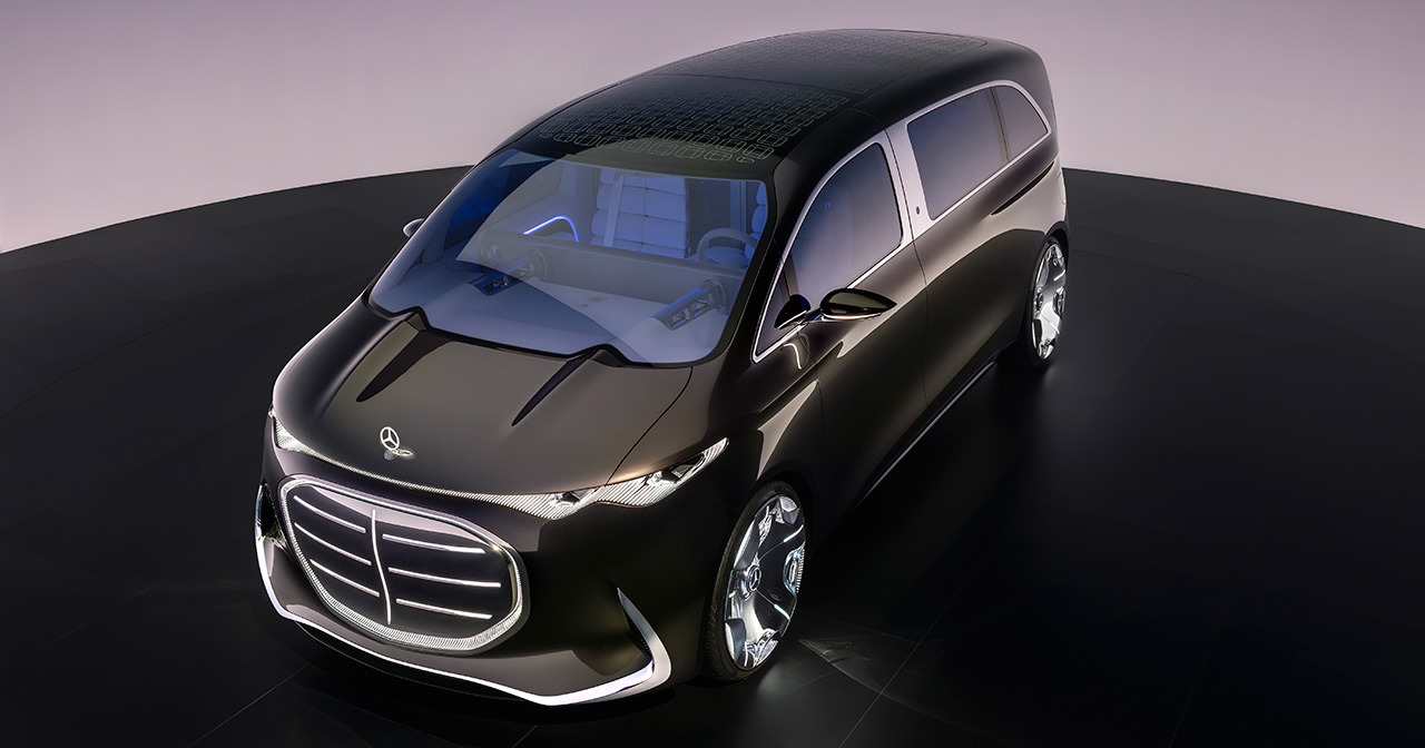 Mercedes Vision V Concept Seitenansicht Mercedes Vision V Concept Seitenansicht
