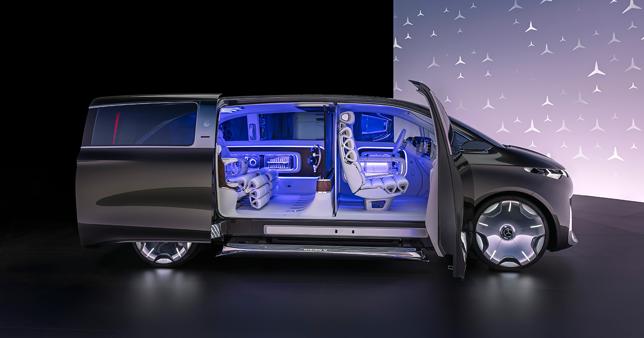 Mercedes Vision V Concept Innenraum Mercedes Vision V Concept Innenraum