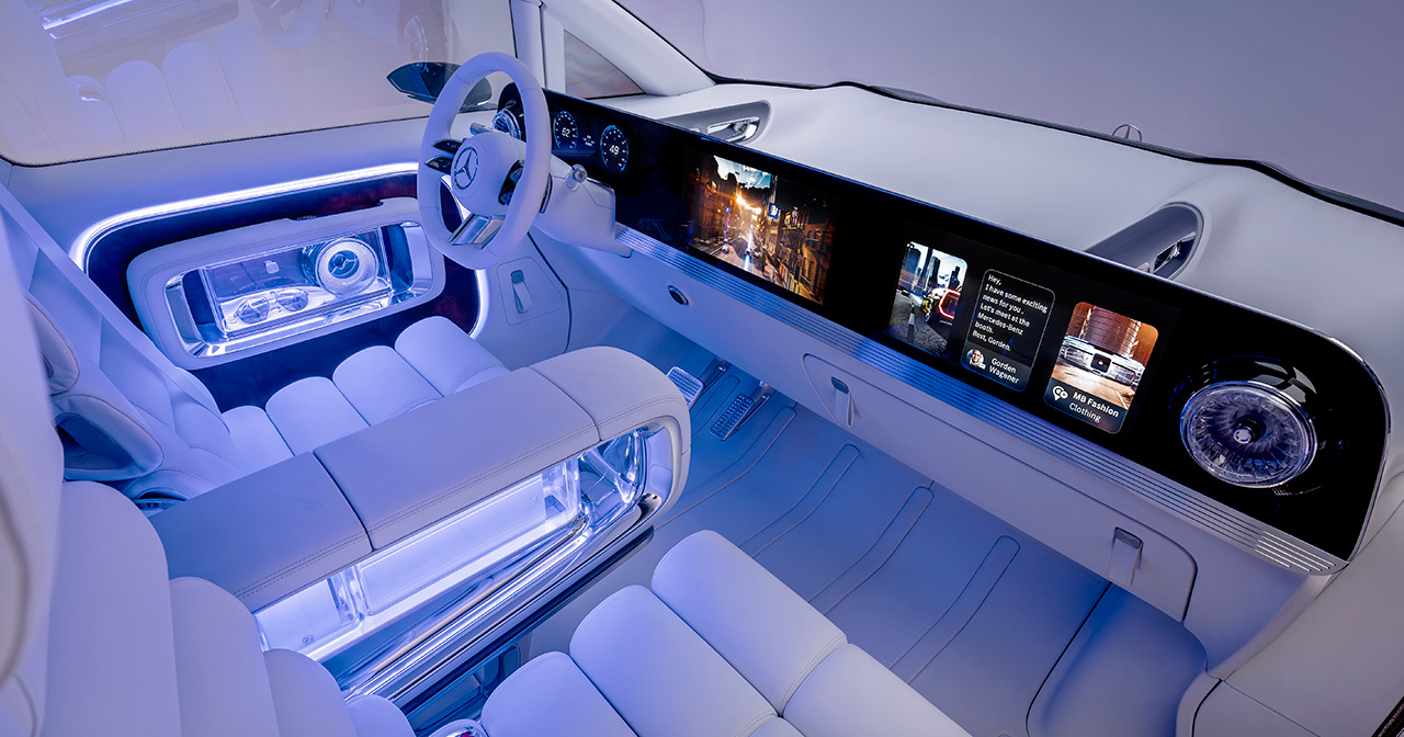 Mercedes Vision V Concept Innenraum Details Mercedes Vision V Concept Innenraum Details